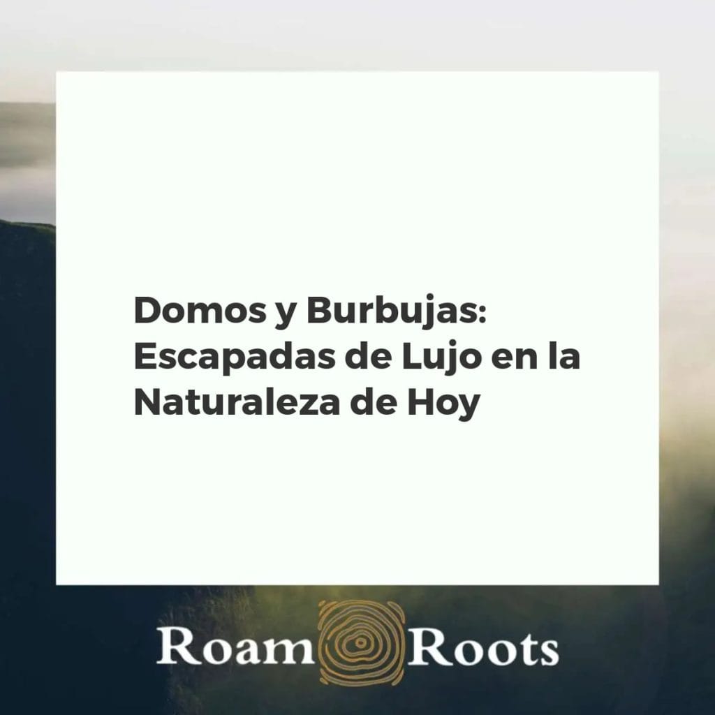 Domos geodésicos y hoteles burbuja, alojamientos de lujo transparentes en plena naturaleza con amanecer.